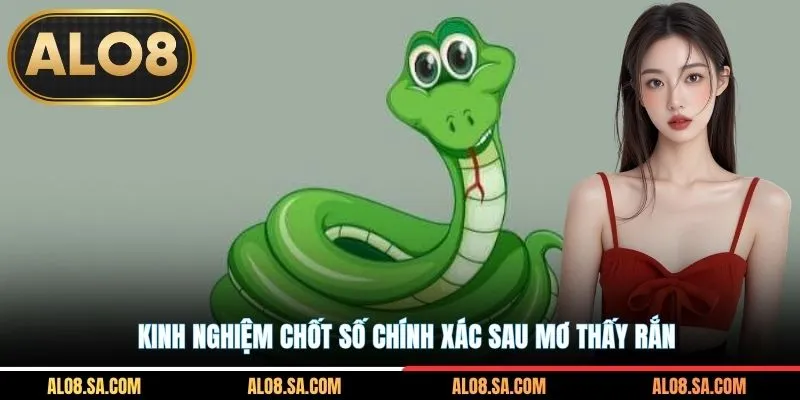 Kinh nghiệm chốt số chính xác sau mơ thấy rắn